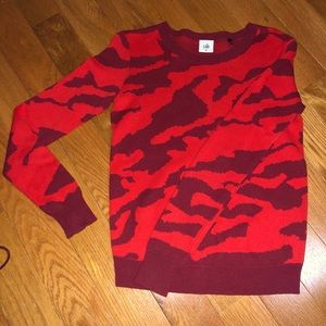 Red Camouflage Sweater